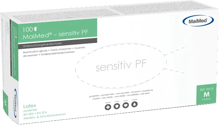 Latexhandschuhe sensitiv PF