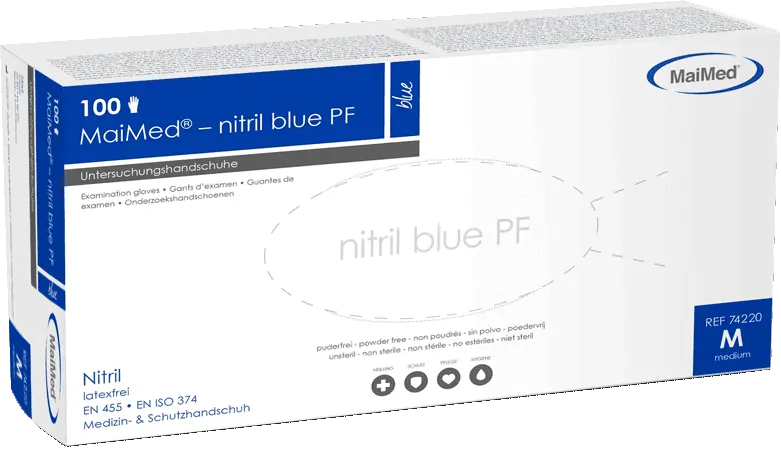 Nitrilhandschuhe nitril blue PF