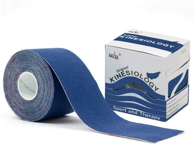 Nasara Kinesio Tape - 5.0 cm, 5 m, dunkelblau
