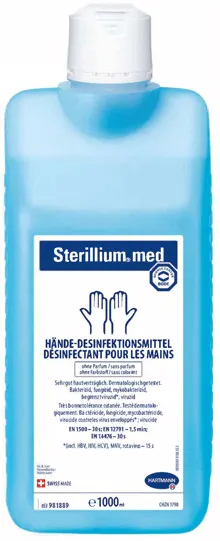 med Händedesinfektion
