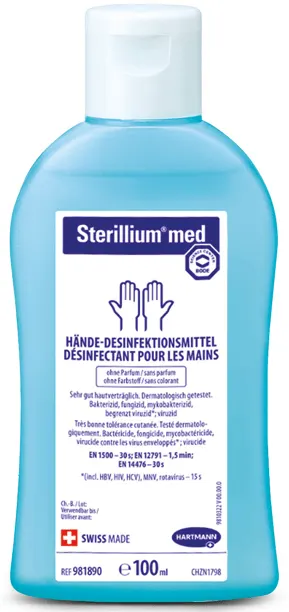 med Händedesinfektion