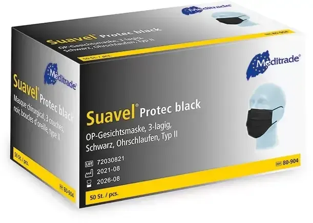 Schutzmaske Typ II Protec black