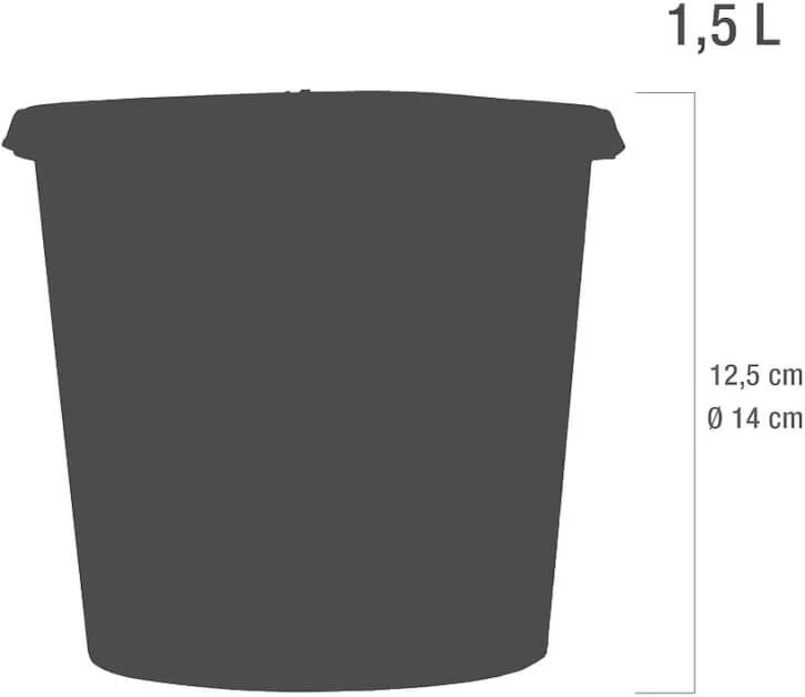 Teqler Eco Line Kanülenabwurfbehälter - 1.5 Liter