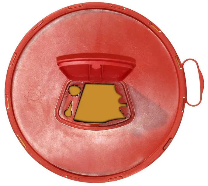 Teqler Eco Line Kanülenabwurfbehälter - 3 Liter