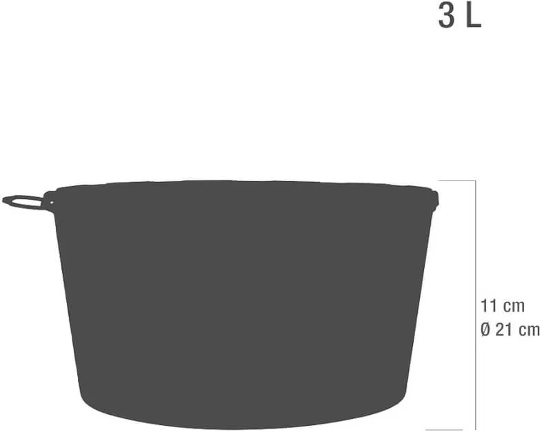 Teqler Eco Line Kanülenabwurfbehälter - 3 Liter