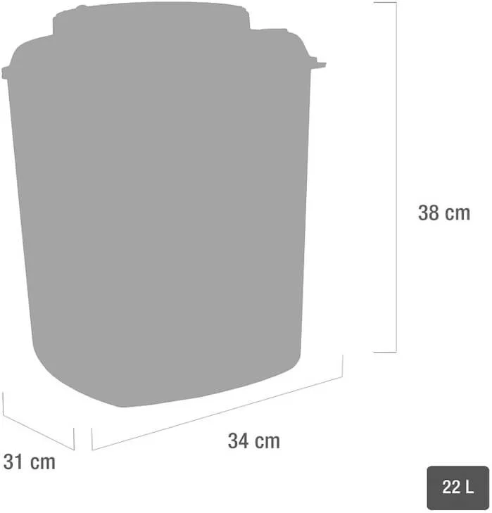 Teqler Kanülensammler - 22 Liter