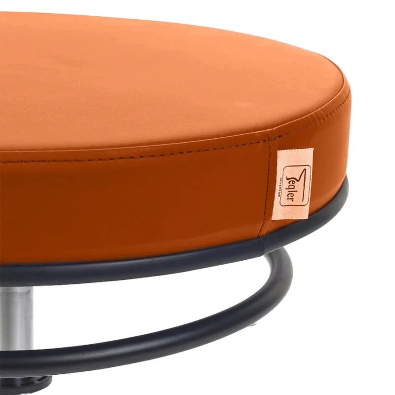 Teqler Rollhocker mit Ringauslöser - orange
