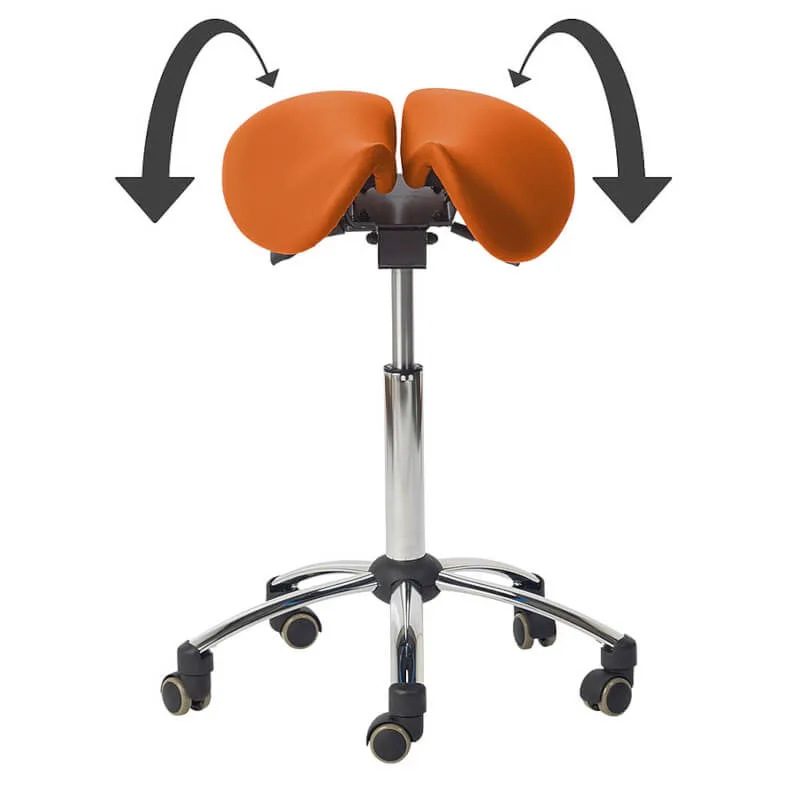 Teqler Sattelhocker - orange