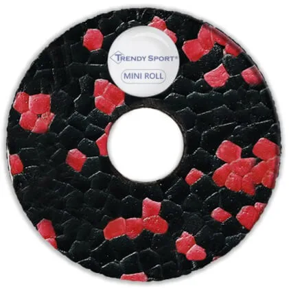 Trendy Lua Mini Faszienrolle - schwarz, rot